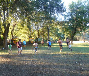 Camp-site activities – Football