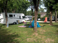 The camp-site pitches