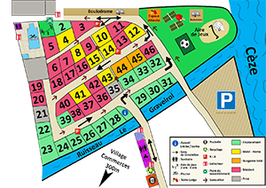 Campsite map